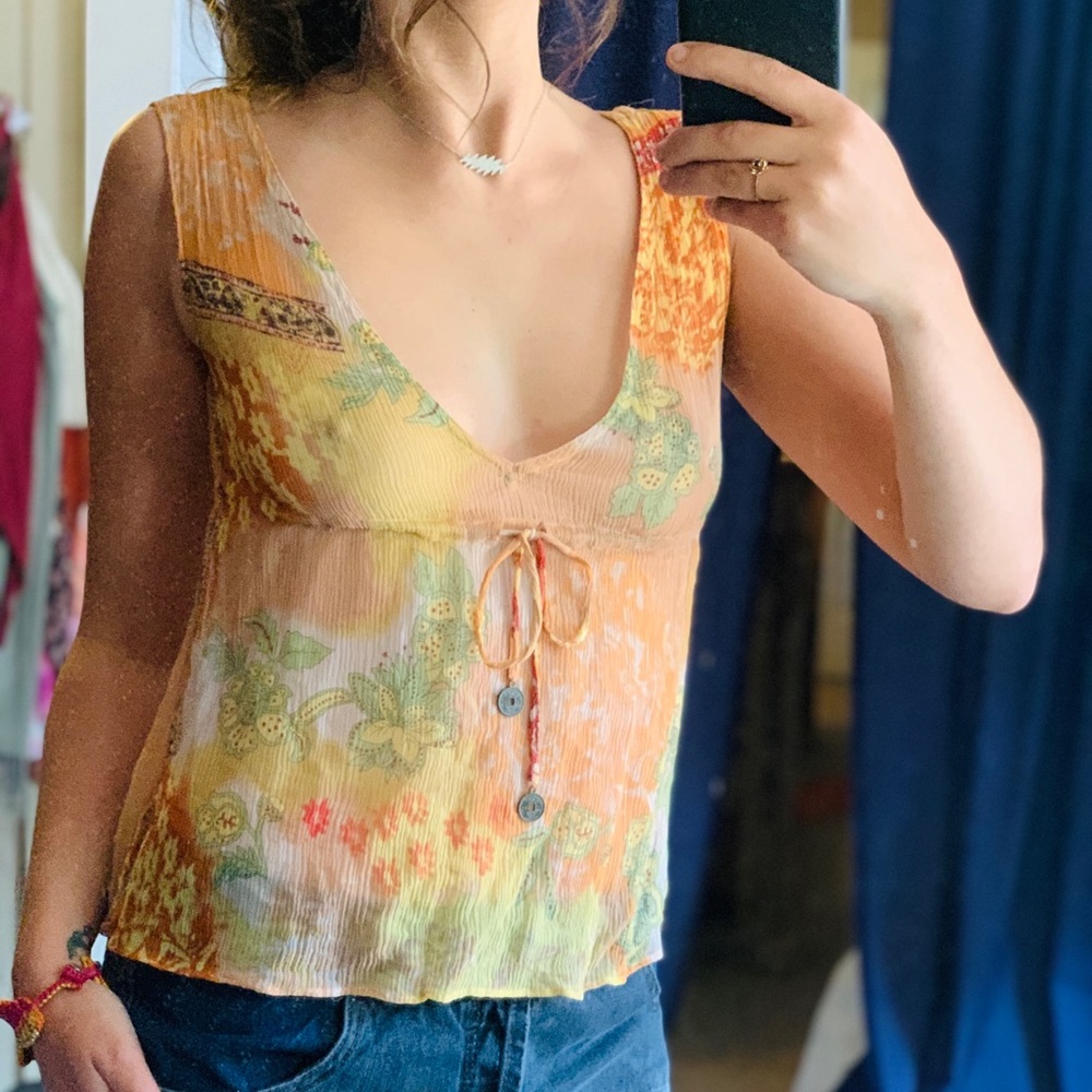 Express paisley hippie tank XS - Picture 4 of 5